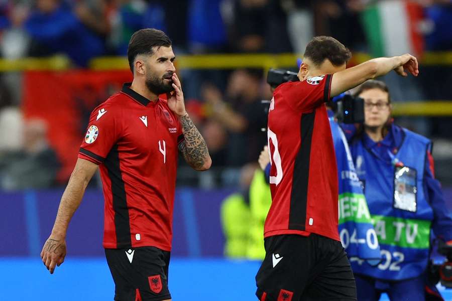 Albania perdió el partido el sábado por la noche contra Italia