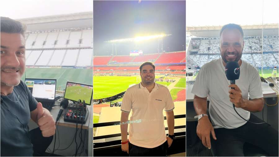 Fábio Salomão, Rodrigo Lazarini e Marcos Noronha também fazem parte do grupo de 15 narradores do Flashscore Fábio Salomão, Rodrigo Lazarini e Marcos Noronha também fazem parte do grupo de 15 narradores do Flashscore