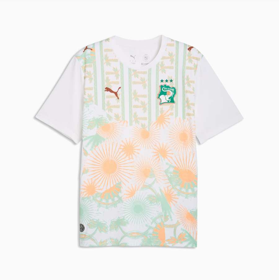 Das Auswärtstrikot der Elfenbeinküste