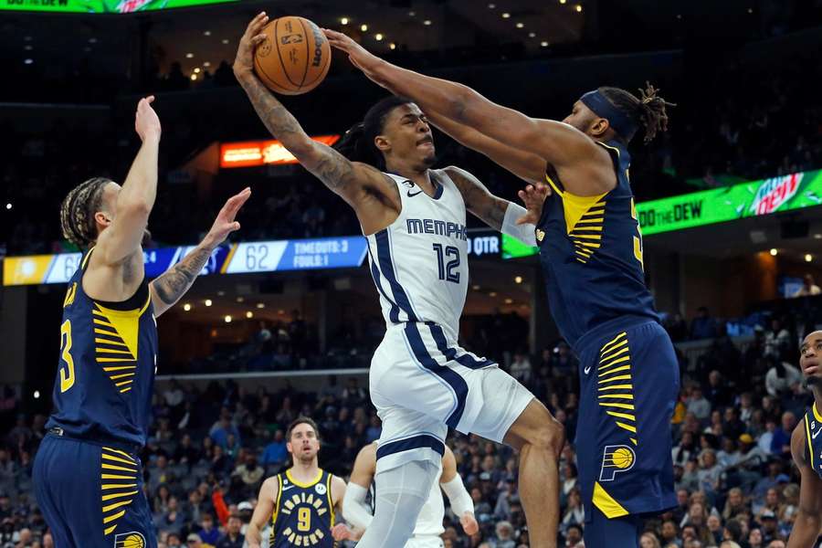 Morant was in epic form for the Grizzlies against the Pacers