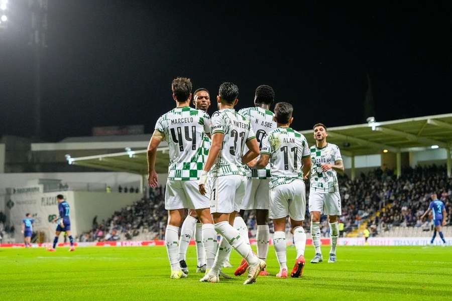 A festa do Moreirense diante do FC Porto