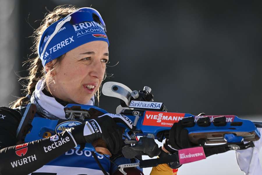 Franziska Preuß ist in diesem Jahr die Gejagte.