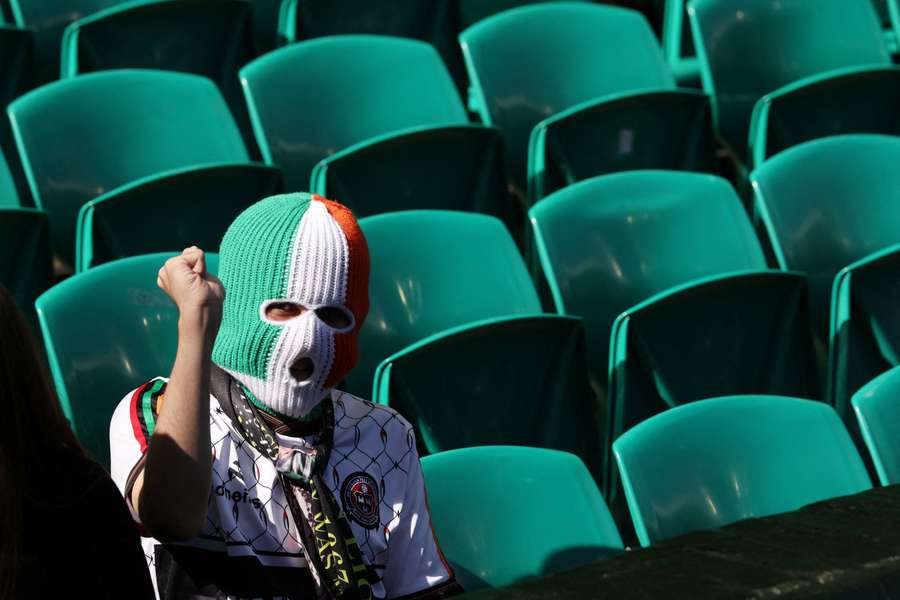 A Celtic fan sits in the stands instead of an 'Old Firm' Derby in May, 2026 A Celtic fan sits in the stands instead of an 'Old Firm' Derby in May, 2026