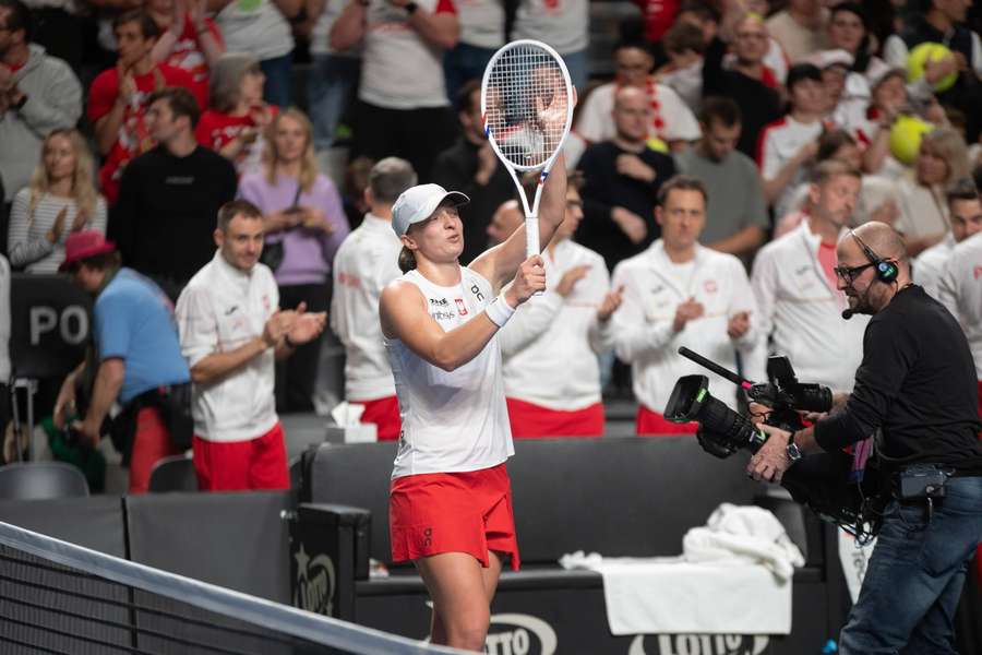 Świątek: Cieszę, że miałam okazję spędzić trochę czasu z polskimi kibicami Świątek: Cieszę, że miałam okazję spędzić trochę czasu z polskimi kibicami