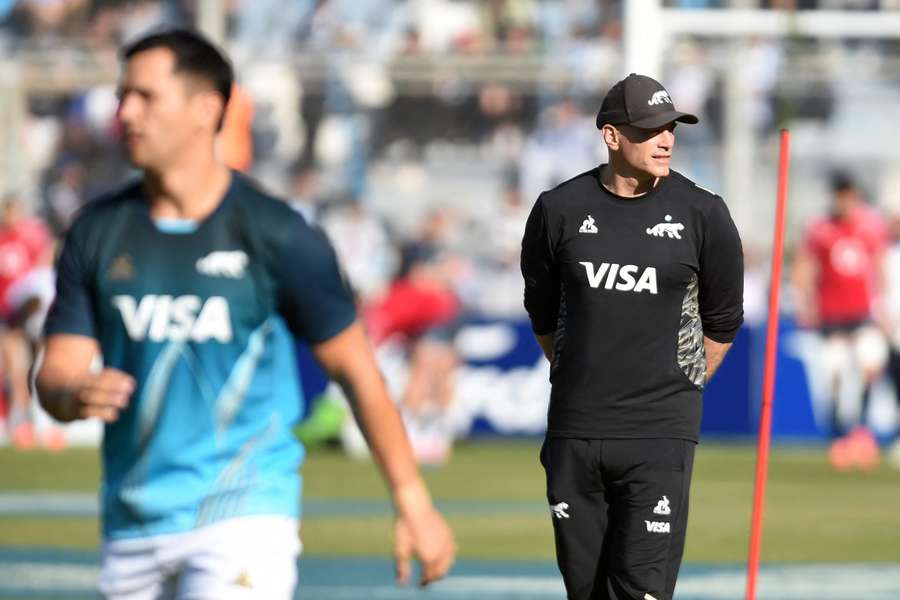 Argentina head coach Felipe Contepomi looks on ahead of their second Test against England last month.