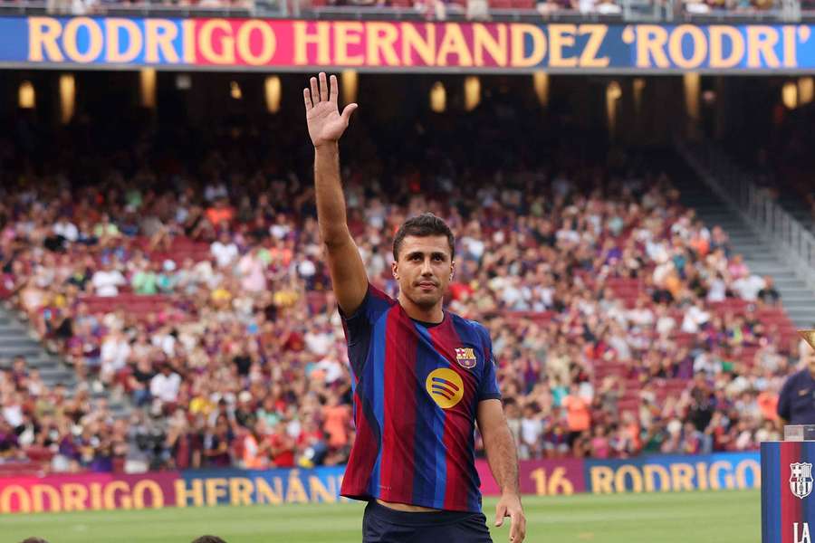 Rodri avant un amical le 19 août. Rodri avant un amical le 19 août.