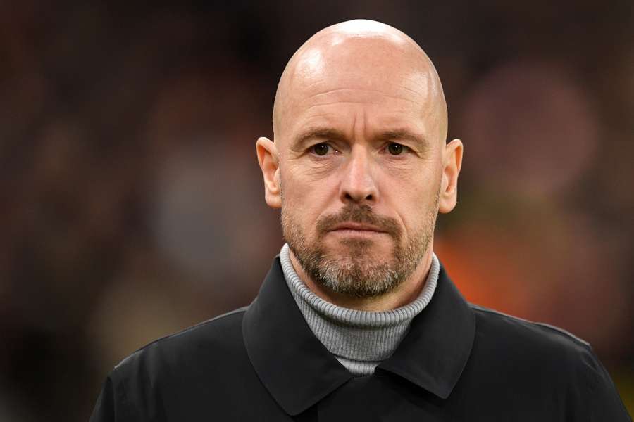 Manchester United's Dutch manager Erik ten Hag