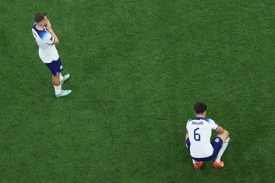 England røg søndag ud af VM-kvartfinalen for syvende gang i historien. Det er rekordmange kvartfinale-exits. 