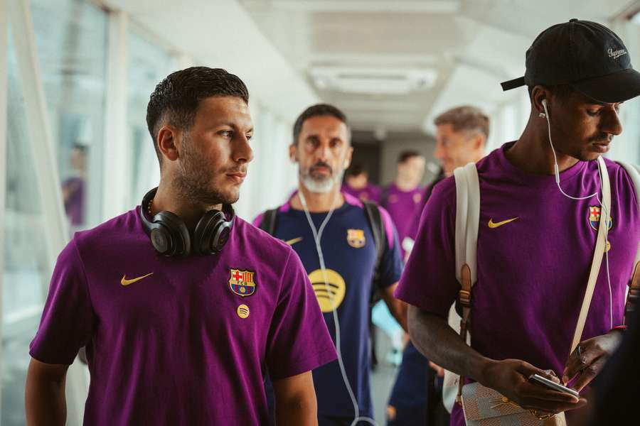 Rashford, en el aeropuerto Rashford, en el aeropuerto