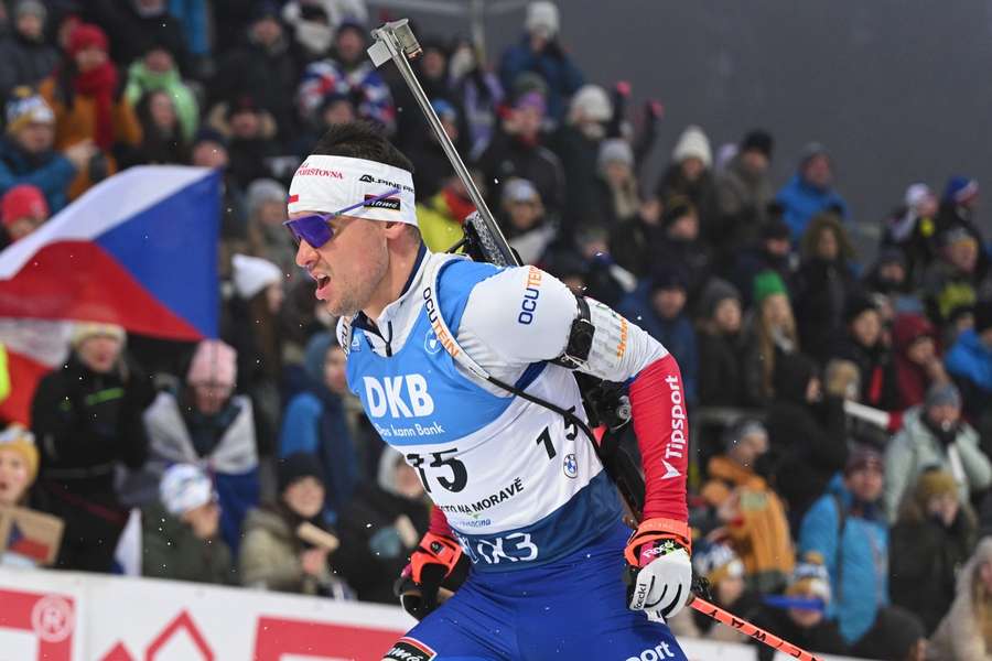Michal Krčmář bude oporou smíšené štafety. Michal Krčmář bude oporou smíšené štafety.
