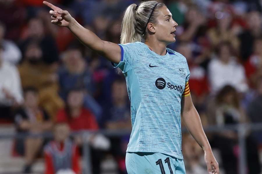 Alexia Putellas fez este domingo o seu 182.º golo pelo Barcelona