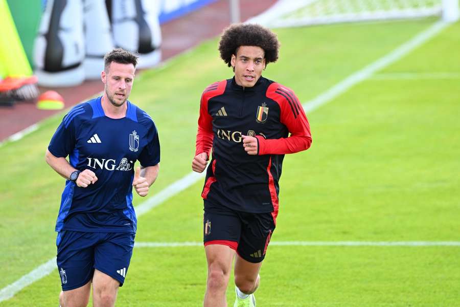 Witsel trainde afgelopen donderdag voor het laatst apart mee