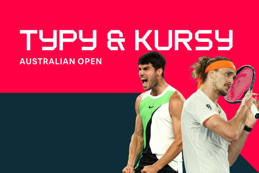 Carlos Alcaraz - Alexander Zverev: Typy bukmacherskie, najlepsze kursy i zakłady (Australian Open)