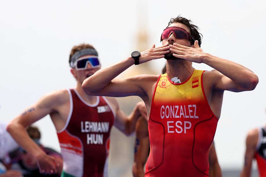 Alberto González, durante su participación en los Juegos de París