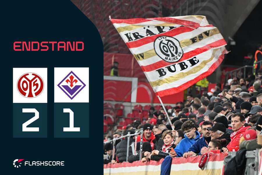 Mainz mit einem bissigen Auftritt gegen Florenz. Mainz mit einem bissigen Auftritt gegen Florenz.
