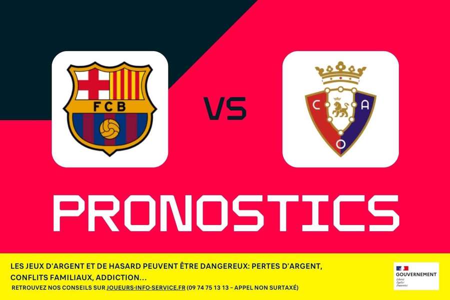 Barcelone-Osasuna : Pronostics, paris et cotes (LaLiga)