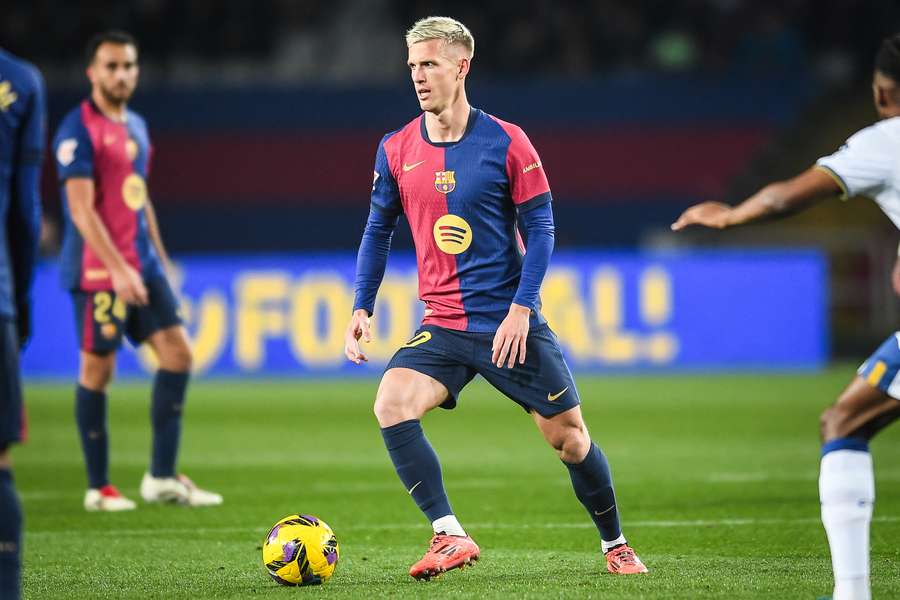 Dani Olmo joined Barcelona at the beginning of last season