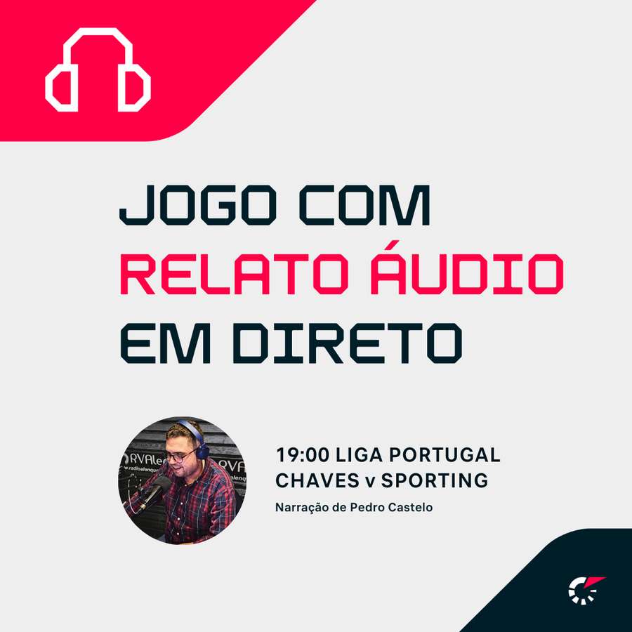 Acompanhe o relato do jogo no site ou na App