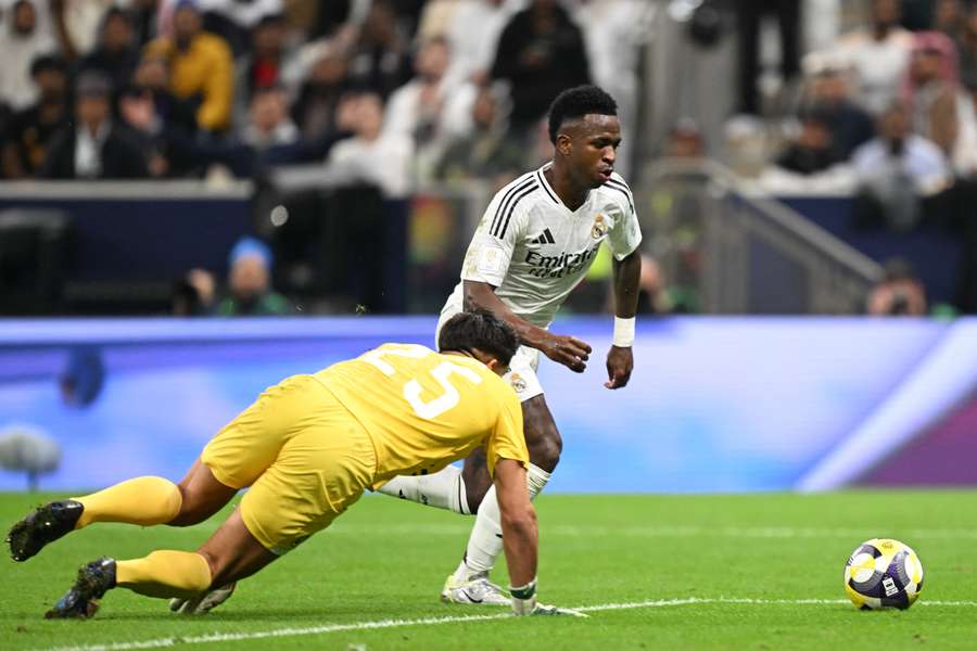 Fază spectaculoasă creată de Vinicius Junior la primul gol al Realului înscris de Mbappe