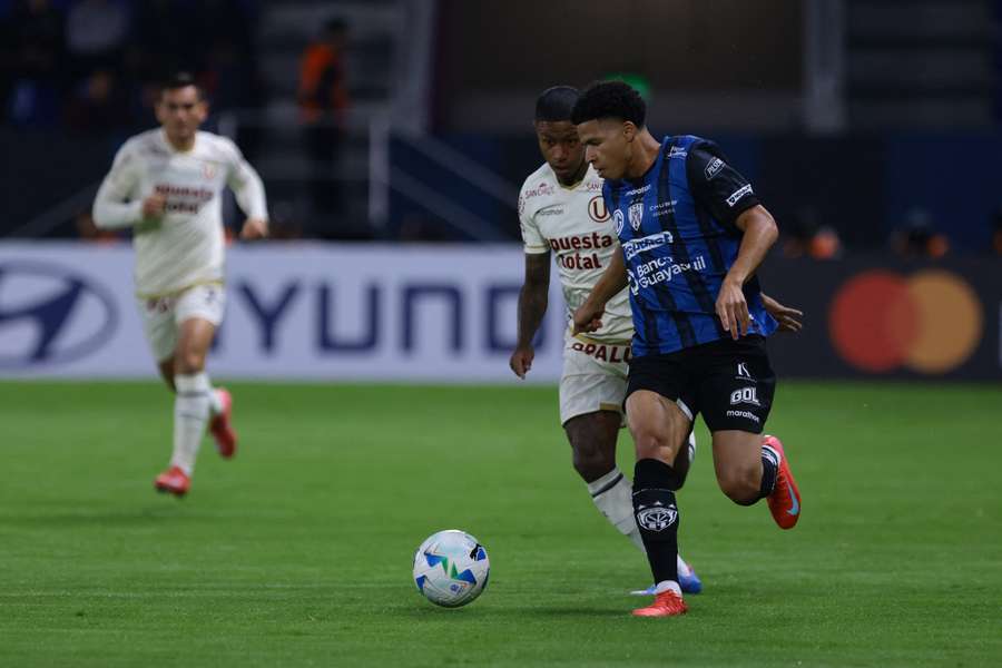 Patrik Mercado, el primero en la imagen