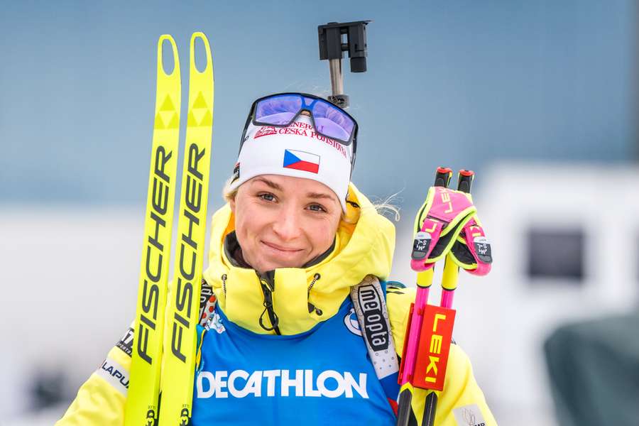 Markéta Davidová dojela na MS ve sprintu šestá.