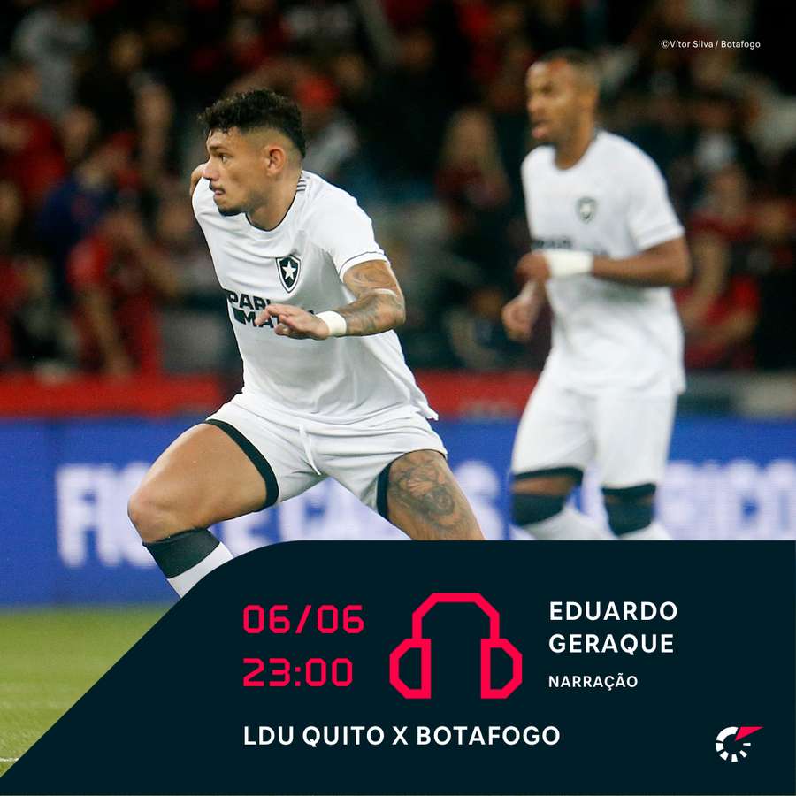 O Botafogo visita a LDU com narração ao vivo do Flashscore