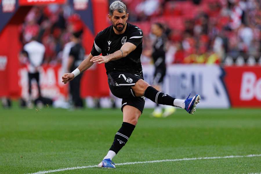 Nélson Oliveira, avançado do Vitória SC