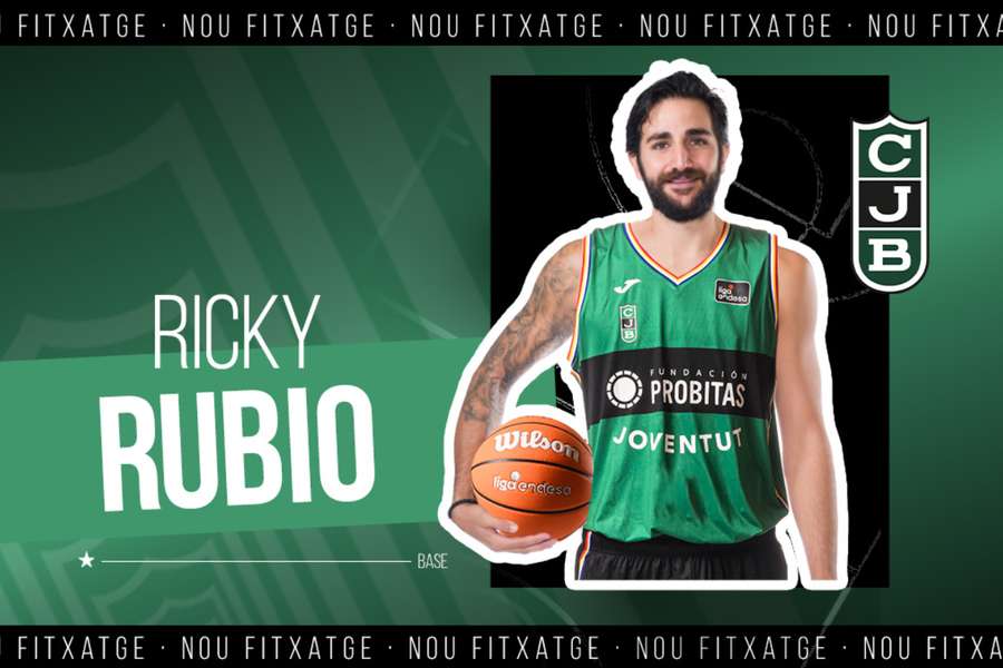 Ricky Rubio vuelve a casa: Jugará en el Joventut
