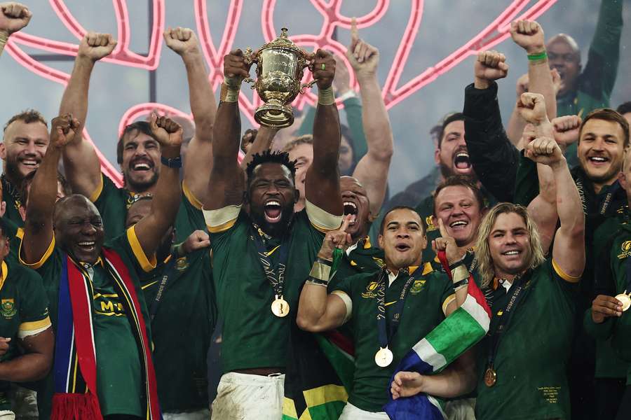 Record four-time champions South Africa last hosted the Rugby World Cup in 1995 Record four-time champions South Africa last hosted the Rugby World Cup in 1995