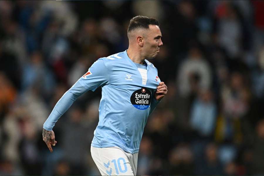 Iago Aspas, goleador del partido