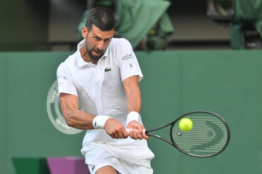 Novak Djokovic of Serbia 