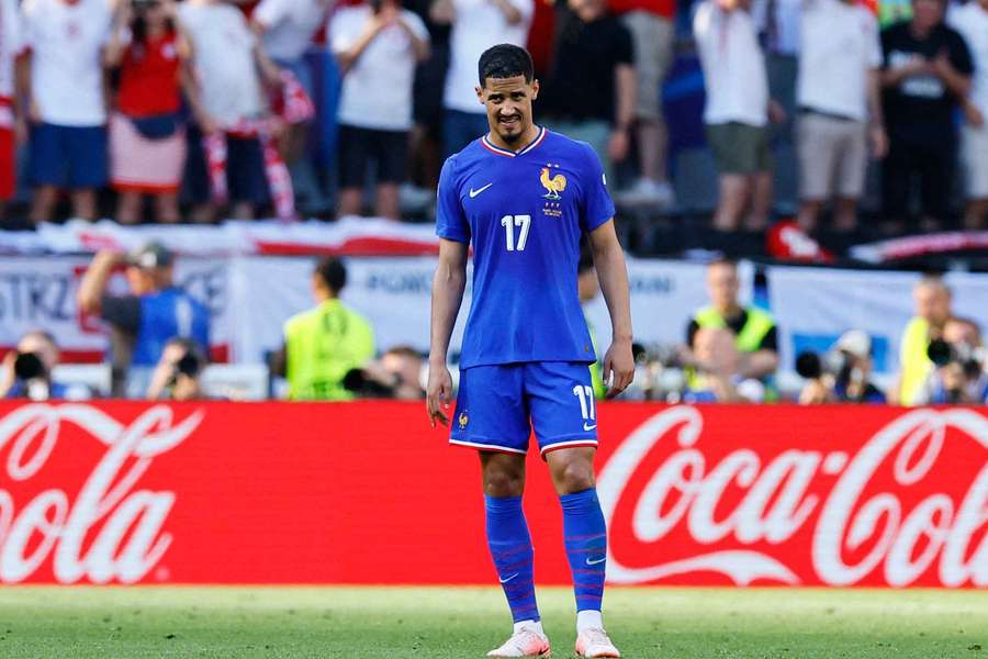 William Saliba in action for France