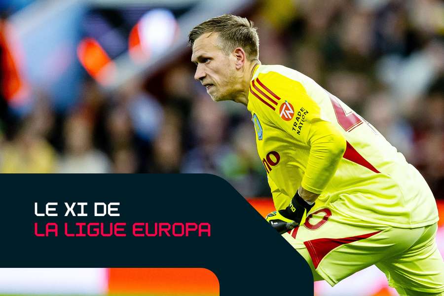 Marco Bizot avec Aston Villa.