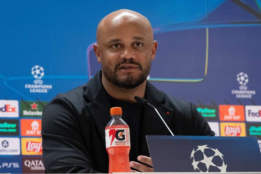 Kompany during his press conference