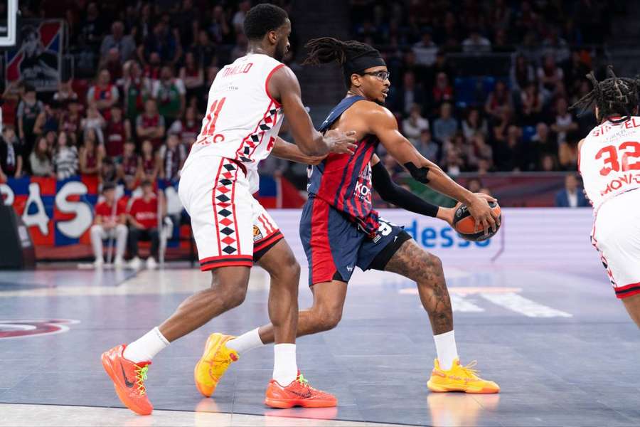 Moneke en el Baskonia-Mónaco