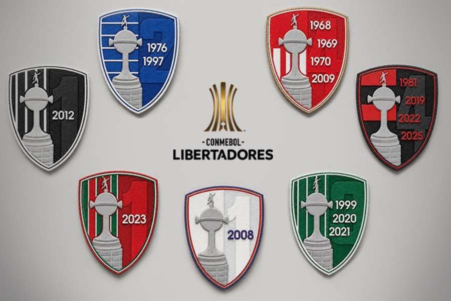 Os novos patches dos campeões da Libertadores