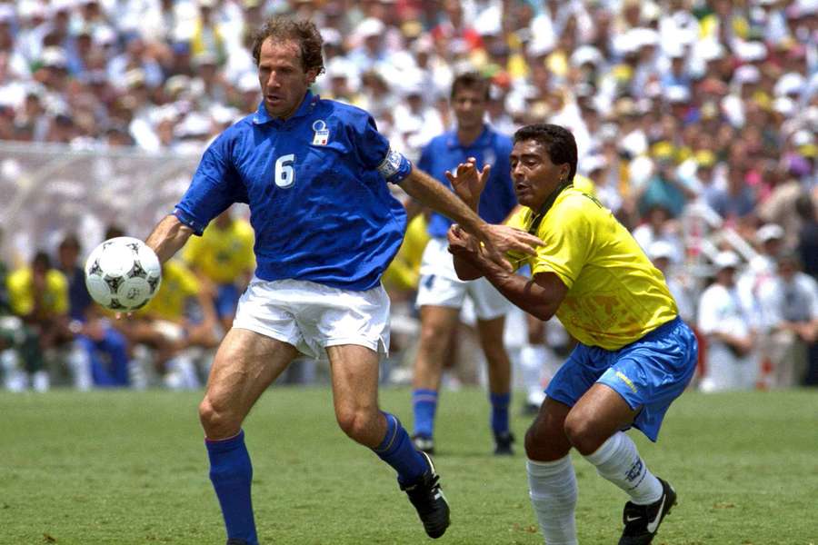 Baresi enfrentou o Brasil na final da Copa do Mundo de 1994