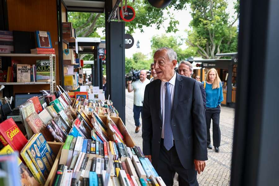 Marcelo Rebelo de Sousa na Feira do Livro de Lisboa