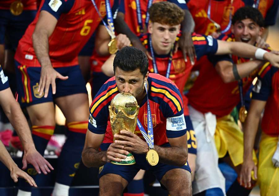 Rodri a remporté le Mondial avec l’Espagne Rodri a remporté le Mondial avec l’Espagne