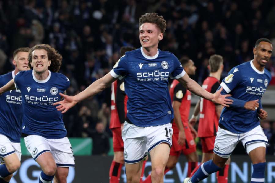 Arminia Bielefeld produced one of the most unlikely wins of their history to knock out Bayer Leverkusen