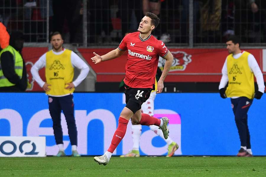 Patrik Schick za Leverkusen zatím nastřílel 36 ligových gólů.