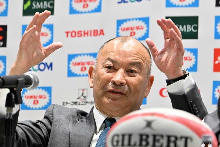 Jones speaks to the press for the first time as Japan coach