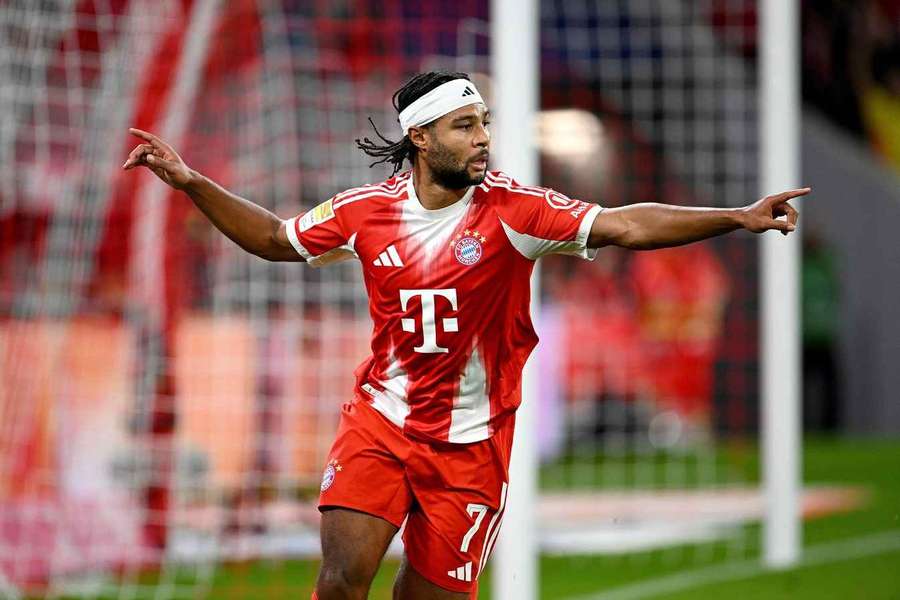 Gnabry si stretnutie užíval.