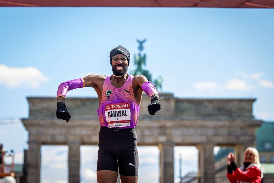 Petros knackte beim Halbmarathon-Rekord in Berlin den deutschen Rekord