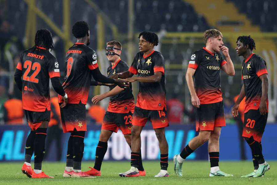 Remíza musela hráče Slavie potěšit.