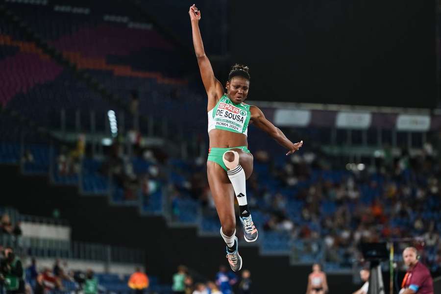 Agate Sousa fez 6,91 metros no seu terceiro salto e arrecadou o bronze