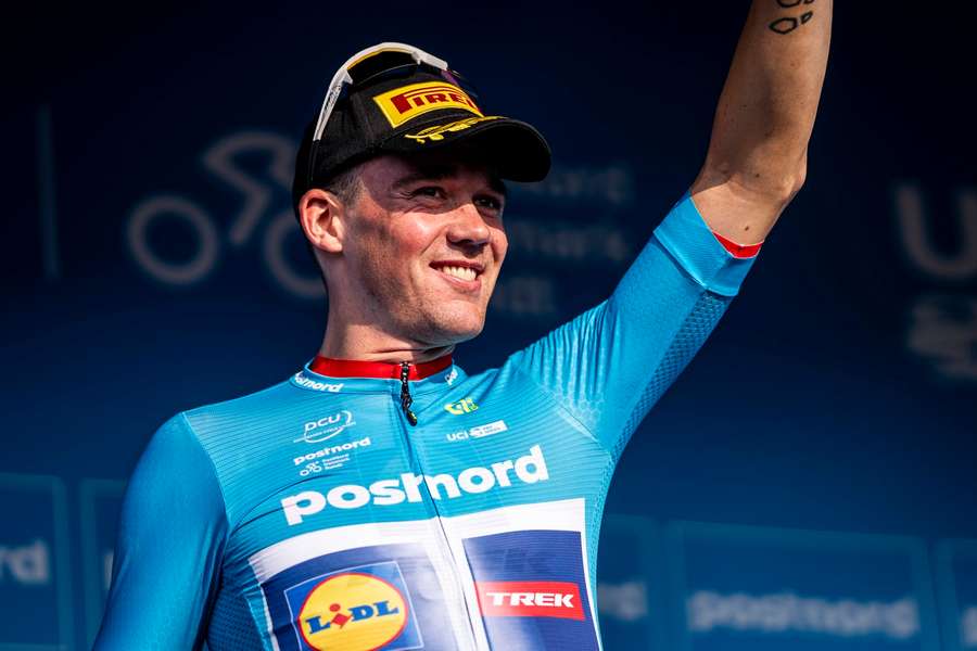 Mads Pedersen proved that he is in a class of his own when he won the stage from Svendborg to Vejle