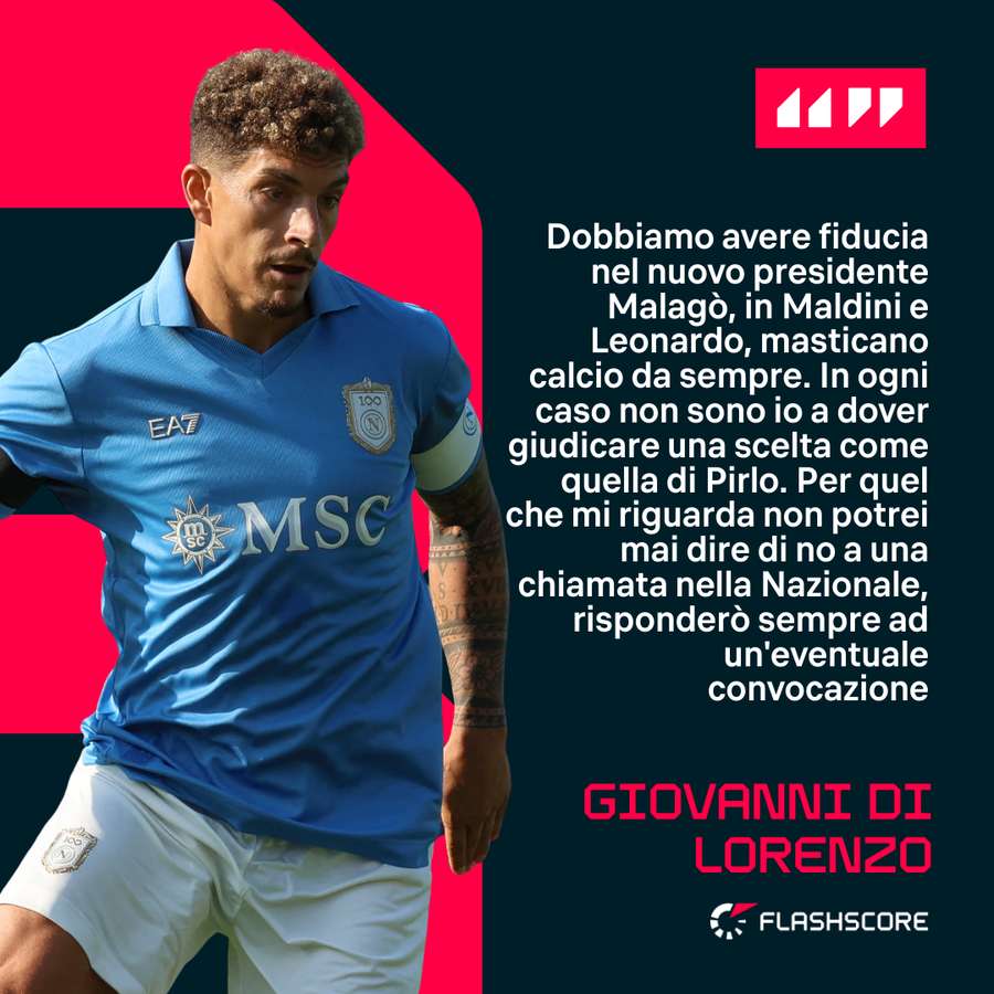 Le parole di Di Lorenzo Le parole di Di Lorenzo