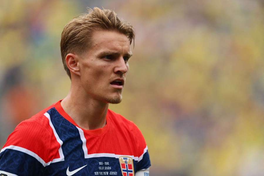 Norway captain Marin Odegaard. Norway captain Marin Odegaard.