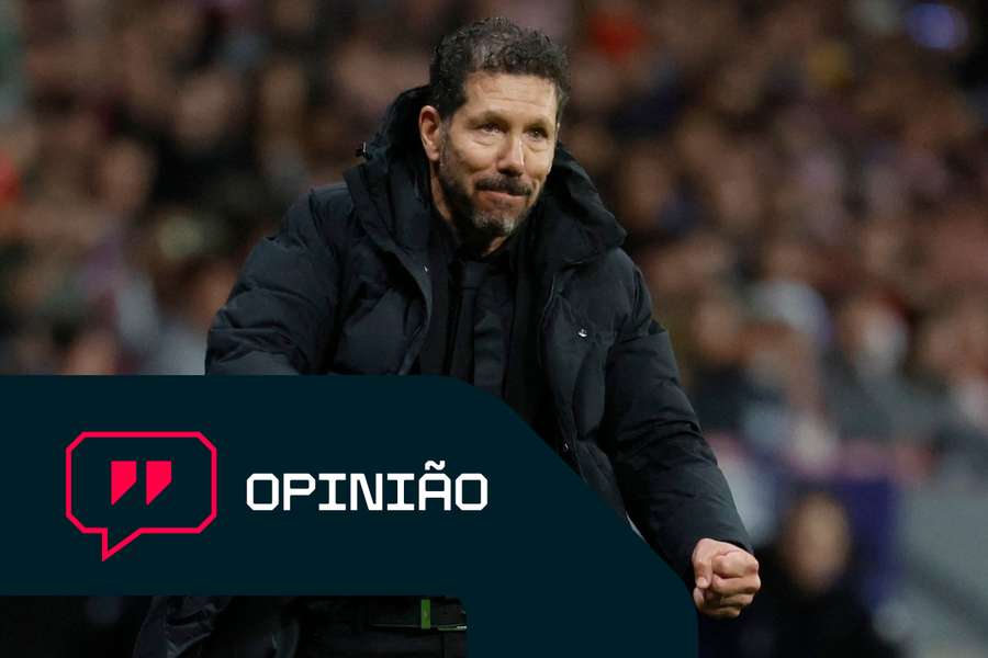 O treinador do Atlético de Madrid, Cholo Simeone